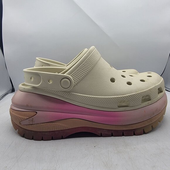 Crocs Mega Crush Classic Womens 9 Platform Clogs Comfort Walking Casual - Picture 13 of 13
